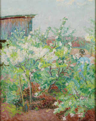 Белякова Екатерина Михайловна. Женщина в саду 